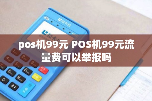 pos机99元 POS机99元流量费可以举报吗