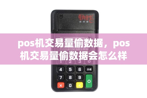 pos机交易量偷数据，pos机交易量偷数据会怎么样