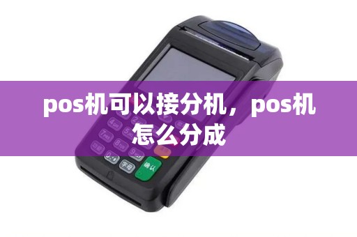 pos机可以接分机，pos机怎么分成