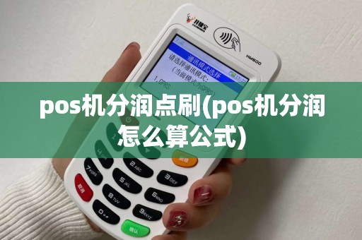 pos机分润点刷(pos机分润怎么算公式)