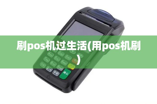 刷pos机过生活(用pos机刷)