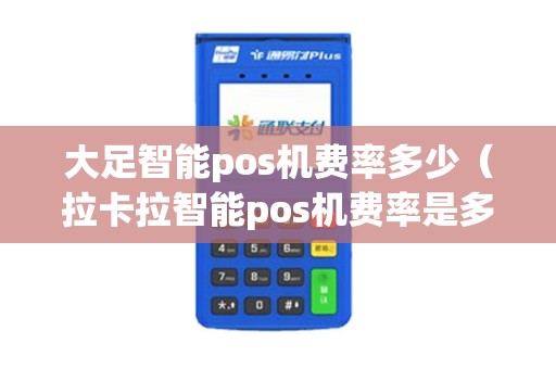 大足智能pos机费率多少（拉卡拉智能pos机费率是多少）