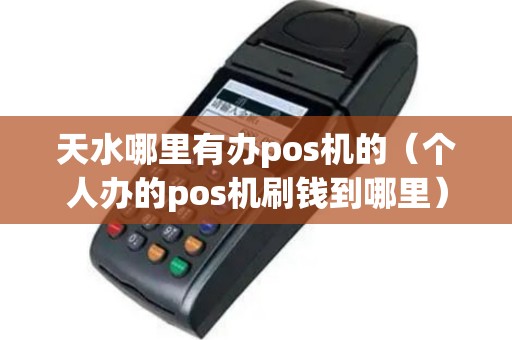 天水哪里有办pos机的（个人办的pos机刷钱到哪里）