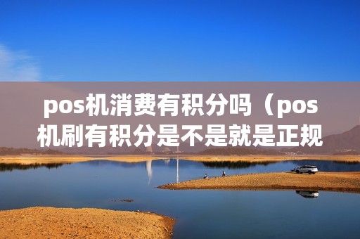 pos机消费有积分吗（pos机刷有积分是不是就是正规的）