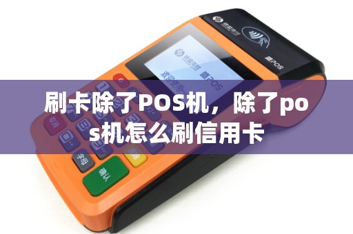 刷卡除了POS机，除了pos机怎么刷信用卡