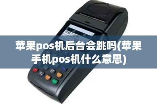 苹果pos机后台会跳吗(苹果手机pos机什么意思)