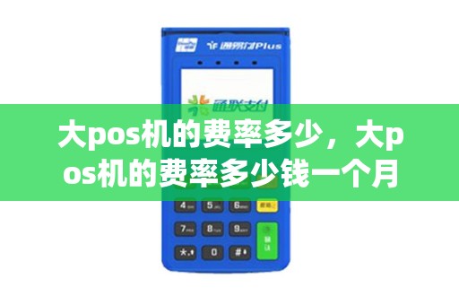 大pos机的费率多少，大pos机的费率多少钱一个月