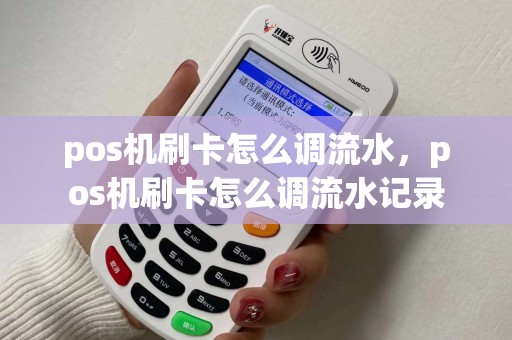 pos机刷卡怎么调流水，pos机刷卡怎么调流水记录