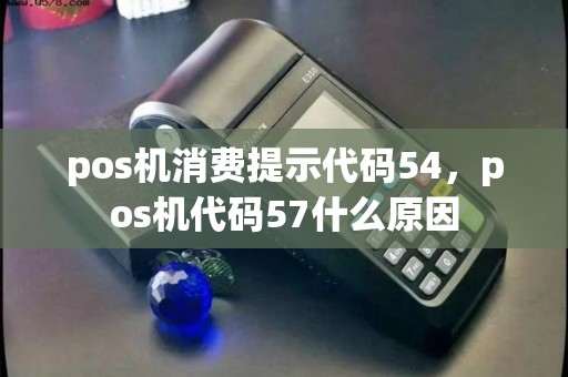 pos机消费提示代码54，pos机代码57什么原因