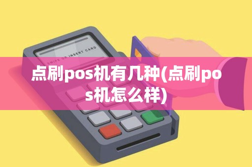 点刷pos机有几种(点刷pos机怎么样)