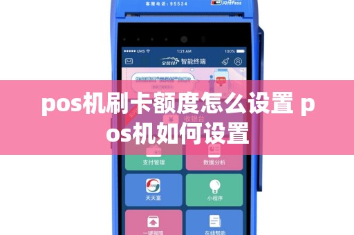 pos机刷卡额度怎么设置 pos机如何设置