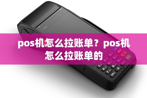pos机怎么拉账单？pos机怎么拉账单的