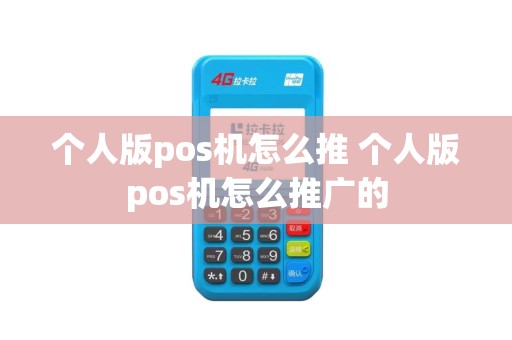 个人版pos机怎么推 个人版pos机怎么推广的