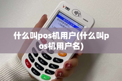 什么叫pos机用户(什么叫pos机用户名)