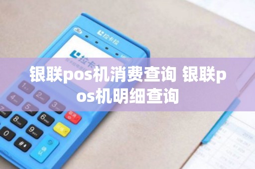 银联pos机消费查询 银联pos机明细查询