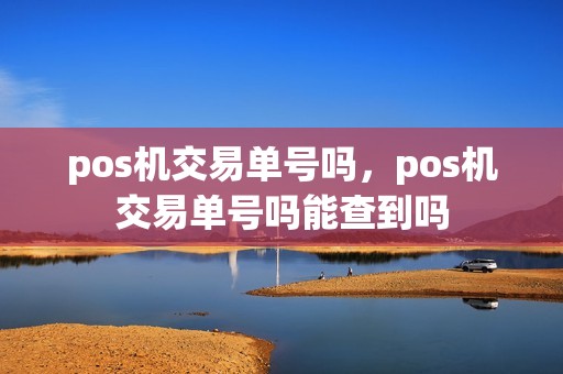 pos机交易单号吗，pos机交易单号吗能查到吗