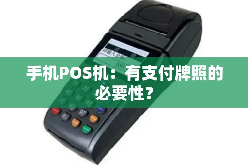 手机POS机：有支付牌照的必要性？