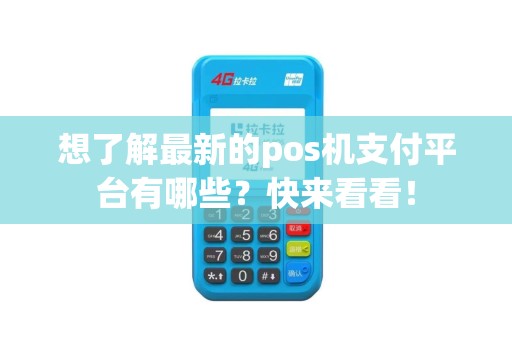 想了解最新的pos机支付平台有哪些？快来看看！