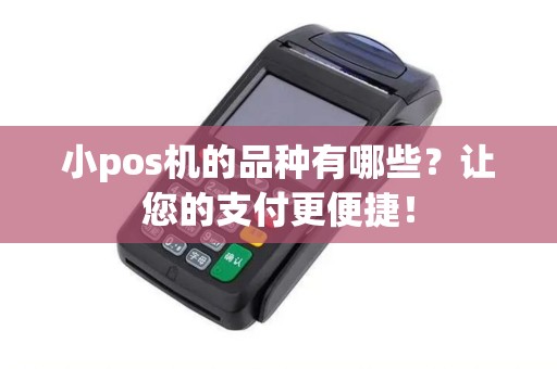 小pos机的品种有哪些？让您的支付更便捷！