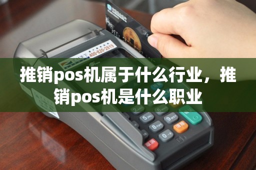 推销pos机属于什么行业，推销pos机是什么职业