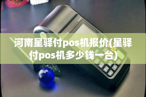 河南星驿付pos机报价(星驿付pos机多少钱一台)