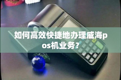 如何高效快捷地办理威海pos机业务？