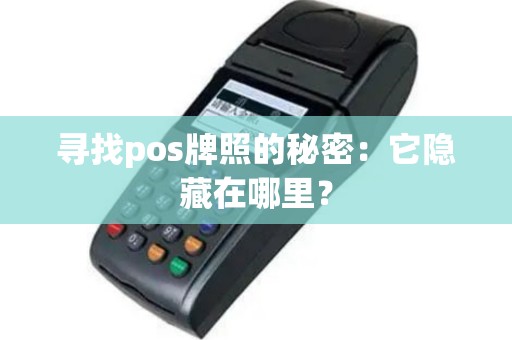 寻找pos牌照的秘密：它隐藏在哪里？