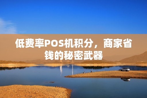 低费率POS机积分，商家省钱的秘密武器