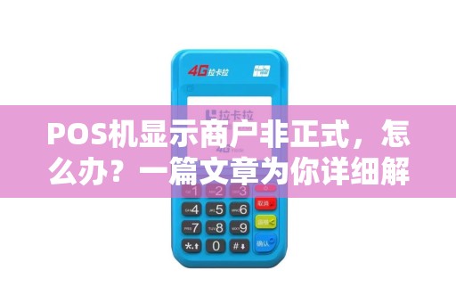 POS机显示商户非正式，怎么办？一篇文章为你详细解答