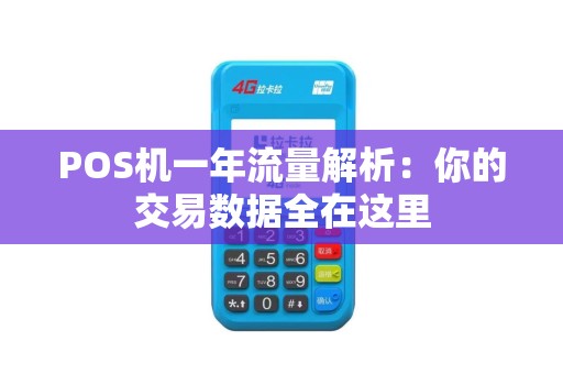 POS机一年流量解析：你的交易数据全在这里