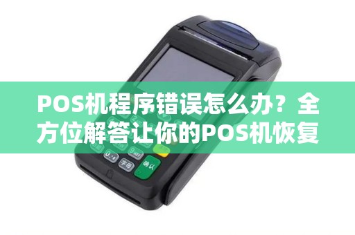 POS机程序错误怎么办？全方位解答让你的POS机恢复正常