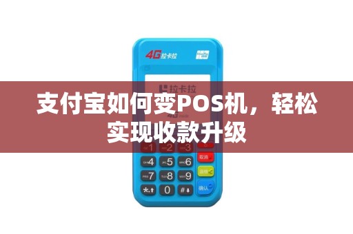 支付宝如何变POS机，轻松实现收款升级