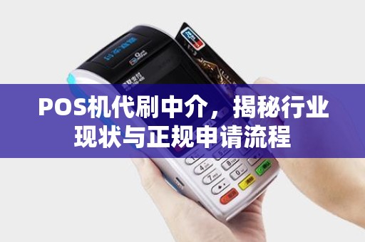 POS机代刷中介，揭秘行业现状与正规申请流程