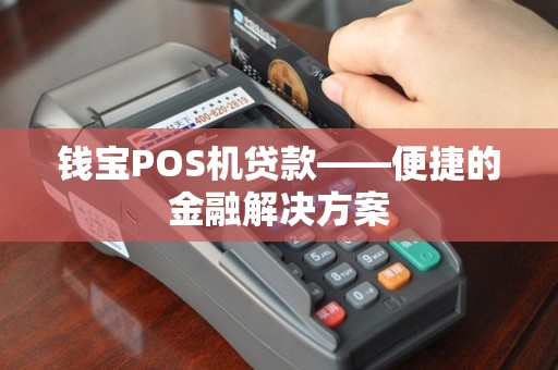 钱宝POS机贷款——便捷的金融解决方案