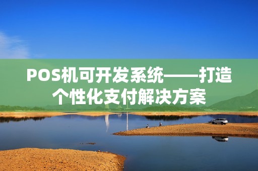 POS机可开发系统——打造个性化支付解决方案