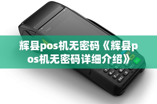 辉县pos机无密码《辉县pos机无密码详细介绍》