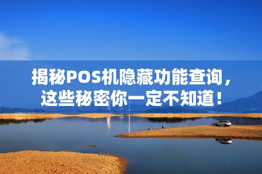 揭秘POS机隐藏功能查询，这些秘密你一定不知道！