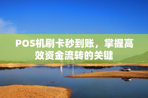 POS机刷卡秒到账，掌握高效资金流转的关键