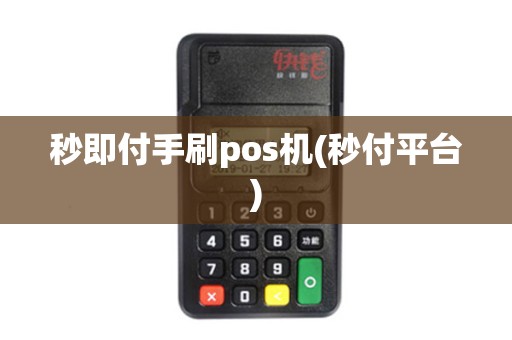 秒即付手刷pos机(秒付平台)