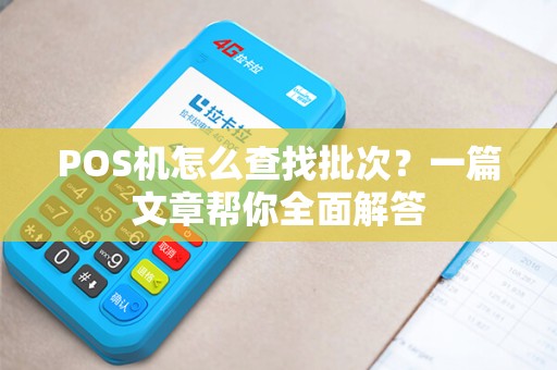 POS机怎么查找批次？一篇文章帮你全面解答