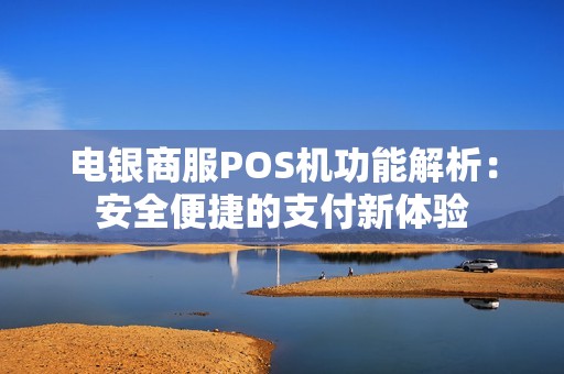 电银商服POS机功能解析：安全便捷的支付新体验