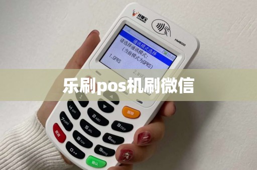 乐刷pos机刷微信