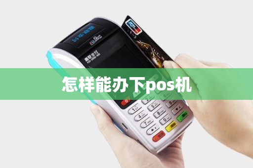 怎样能办下pos机