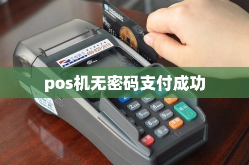 pos机无密码支付成功