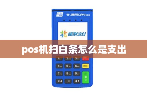 pos机扫白条怎么是支出