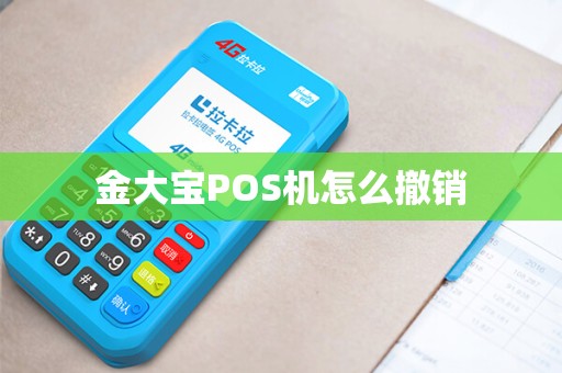 金大宝POS机怎么撤销