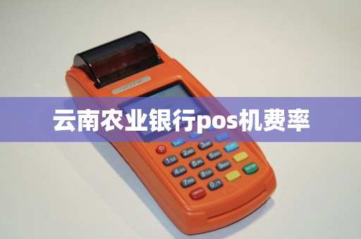 云南农业银行pos机费率