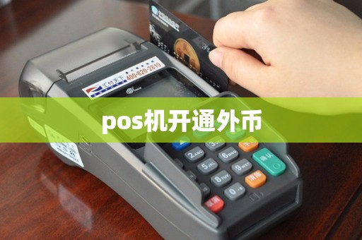 pos机开通外币