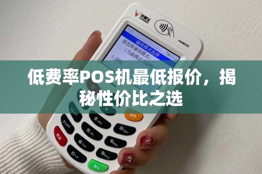 低费率POS机最低报价，揭秘性价比之选