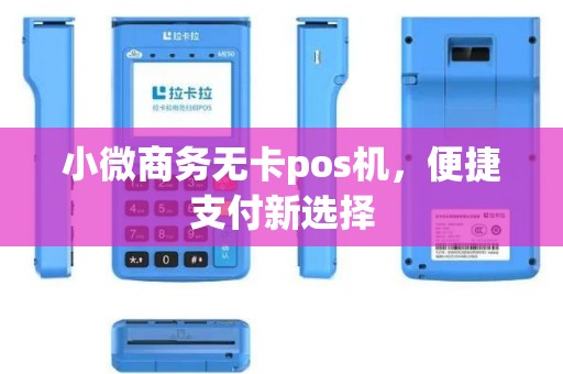 小微商务无卡pos机，便捷支付新选择